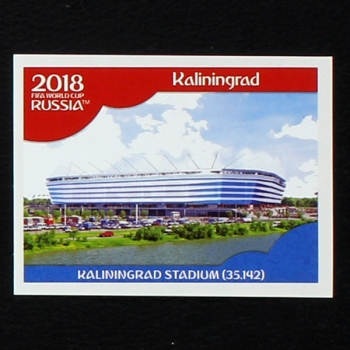 Kaliningrad Stadium Panini Sticker No. 9 - Russia 2018