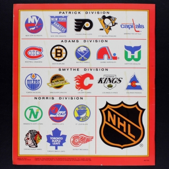 Hockey 1982 PEE CHEE sticker album almost complete -4