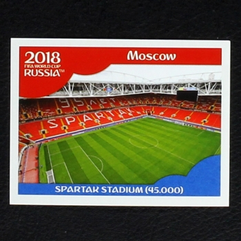 Spartak Stadium Panini Sticker No. 11 - Russia 2018