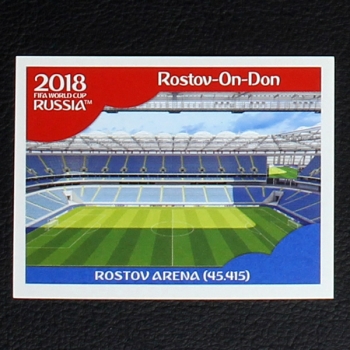 Rostov Arena Panini Sticker No. 14 - Russia 2018
