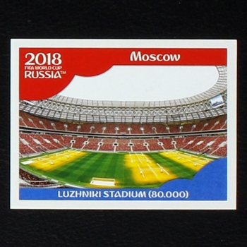 Luzhniki Stadium Panini Sticker No. 13 - Russia 2018