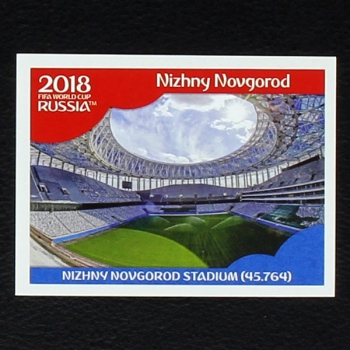 Nizhny Novgorod Stadium Panini Sticker No. 12 - Russia 2018