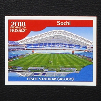Fisht Stadium Panini Sticker No. 18 - Russia 2018