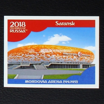 Mordovia Arena Panini Sticker No. 17 - Russia 2018