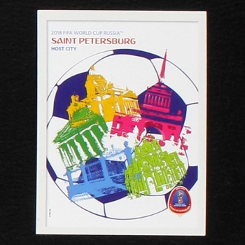 Saint Petersburg Panini Sticker No. 23 - Russia 2018