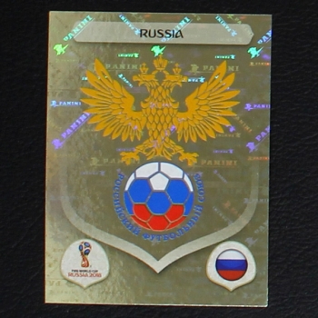 Wappen Russia Panini Sticker No. 32 - Russia 2018
