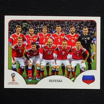 Team Russia Panini Sticker No. 33 - Russia 2018