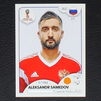Samedov Panini Sticker No. 45 - Russia 2018