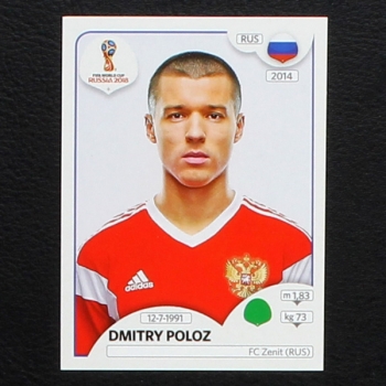 Poloz Panini Sticker No. 49 - Russia 2018
