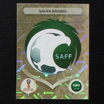 Wappen Saudi Arabia Panini Sticker No. 52 - Russia 2018