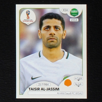 Al-Jassim Panini Sticker No. 62 - Russia 2018
