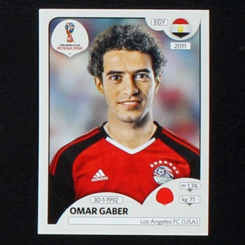 Gaber Panini Sticker No. 77 - Russia 2018
