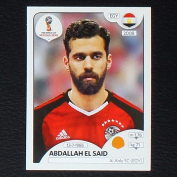 Said Panini Sticker No. 87 - Russia 2018