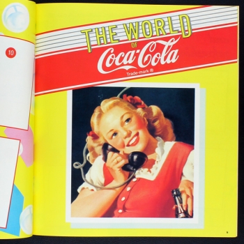 The World of Coca Cola Panini Sticker Album komplett
