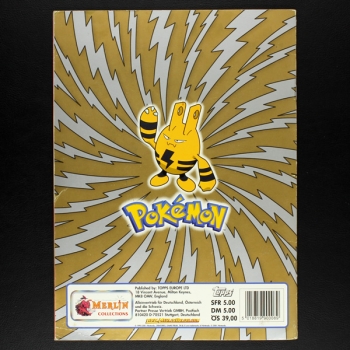 Pokemon Merlin sticker album complete - gold