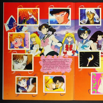 Sailor Moon Merlin Sticker Album komplett