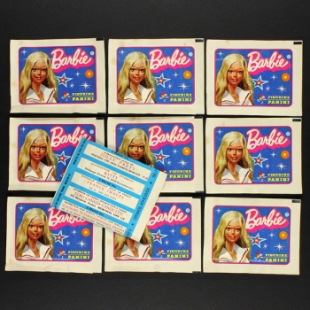 Barbie 1976 Panini Sticker Tüte 10x