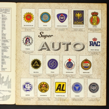 Super Auto Panini Sticker Album komplett