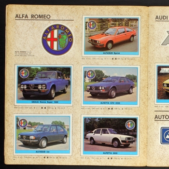 Super Auto Panini Sticker Album komplett