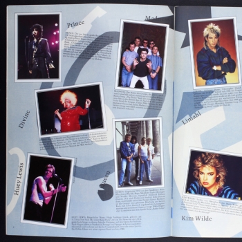 The Smash Hits Collection 85 Panini Sticker Album komplett