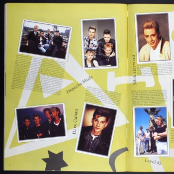 The Smash Hits Collection 85 Panini Sticker Album komplett