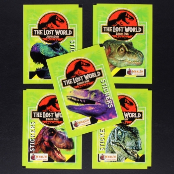 Jurassic Park 2 Merlin sticker bag