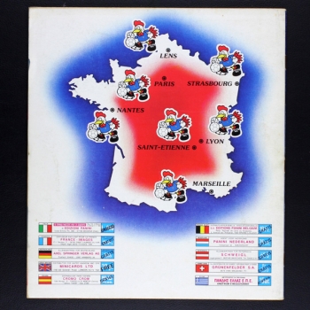 Euro 84 Panini Sticker Album komplett