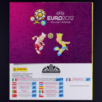 Euro 2012 Panini Sticker Leeralbum - EU Version