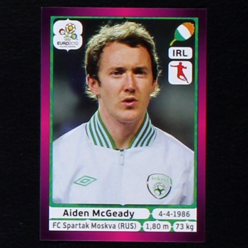 McGeady Panini Sticker No. 359 - Euro 2012