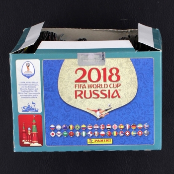 Russia 2018 Panini Box mit 104 Sticker Tüten - SA Version