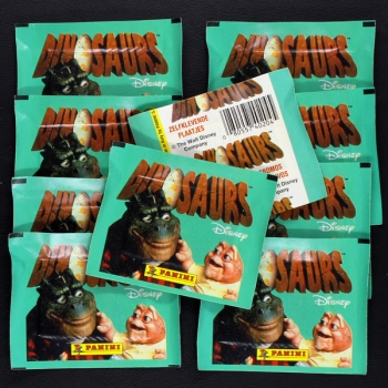 Dinosaurs Panini 10 Sticker Tüten