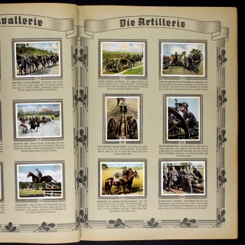 Die Deutsche Wehrmacht Zigaretten Industrie 1936 Album komplett
