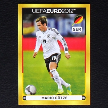 Mario Götze Panini McDonalds Sticker No. D11 - Euro 2012