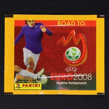 Road to Euro 2008 Panini sticker bag - red McDonalds Version