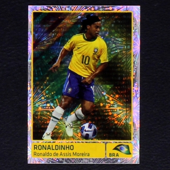 Ronaldinho Panini Sticker No. 343 - Copa America Argentina 2011