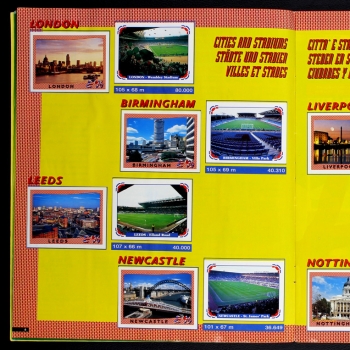 Euro 96 Panini Sticker Album komplett