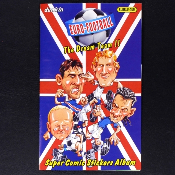 Euro Football 96 Dunkin sticker Folder - Bubble Gum
