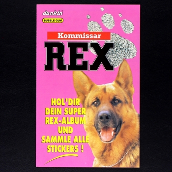 Kommisar Rex dunkin Sticker Folder - Kaugummi Bilder