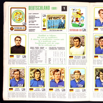 München 74 Panini Sticker Album komplett