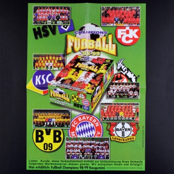 Champions Fußball 98-99 Joli Sticker Poster - Kaugummi Bilder