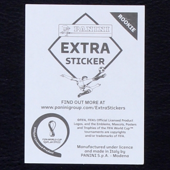 Ryan Gravenberch Panini Extra Sticker Bronze - Qatar 2022