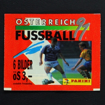 Fußball 91 Panini Sticker Tüte - Österreich Version