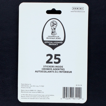 Preview: Russia 2018 Panini sticker bag - Blister US