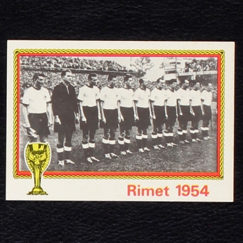 Rimet 1954 Sticker No. 32 Panini - München 74