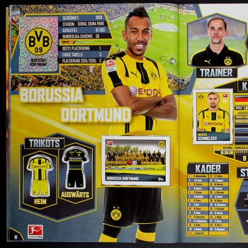 Preview: Fußball 2016 Topps Sticker Album komplett