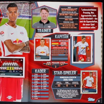 Fußball 2016 Topps Sticker Album komplett
