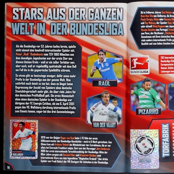 Fußball 2016 Topps Sticker Album komplett