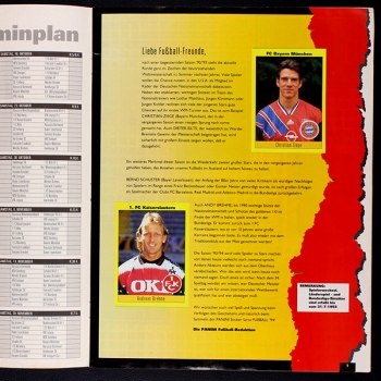 Preview: Fußball 94 Panini Sticker Album komplett