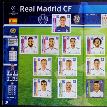 Champions League 2014 Panini Sticker Album komplett