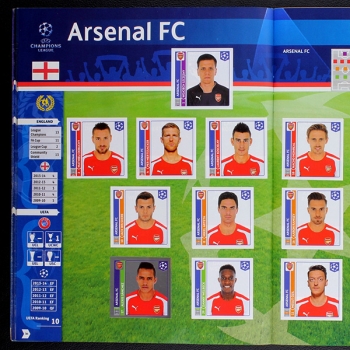 Champions League 2014 Panini Sticker Album komplett